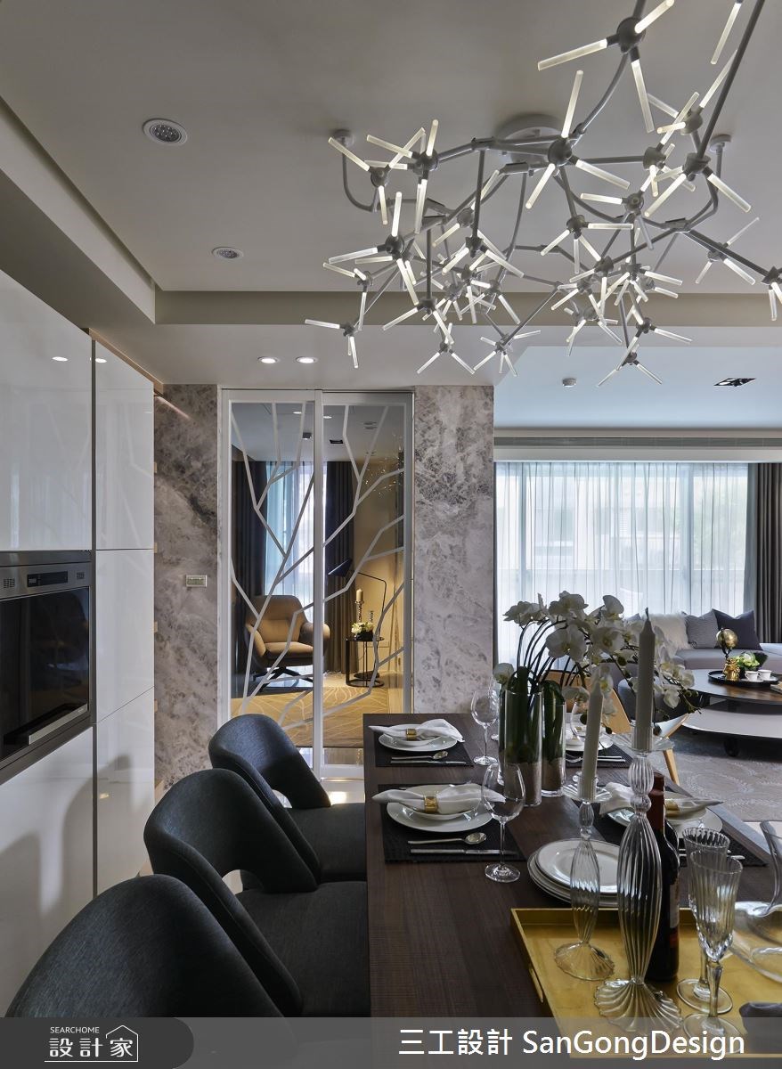 40坪新成屋(5年以下)＿混搭風客廳餐廳案例圖片＿三工設計 SanGongDesign＿三工_05之2