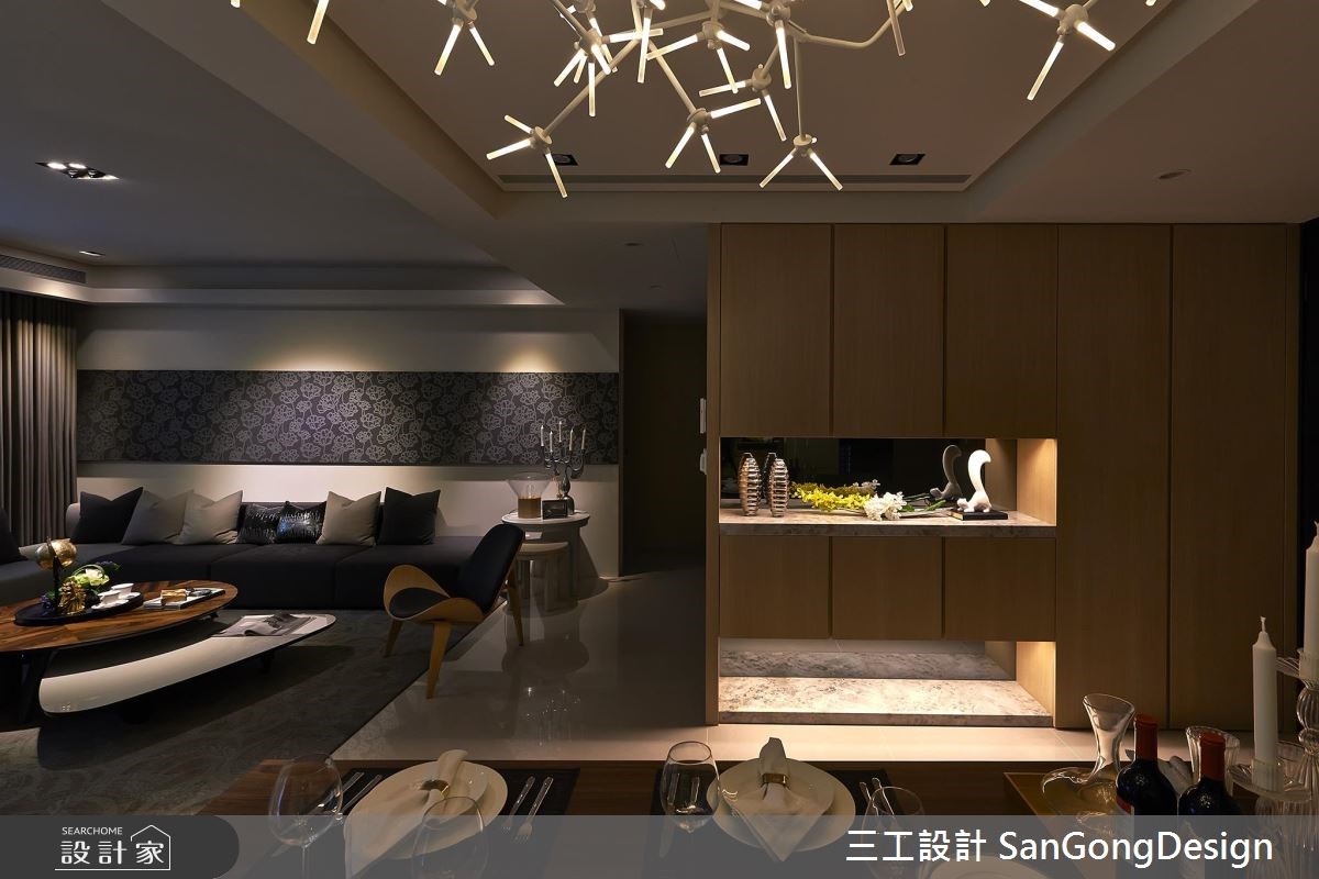 40坪新成屋(5年以下)＿混搭風客廳餐廳案例圖片＿三工設計 SanGongDesign＿三工_05之4