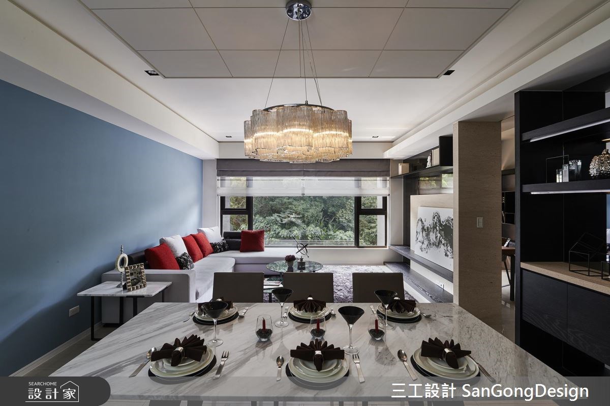 40坪新成屋(5年以下)＿混搭風客廳餐廳案例圖片＿三工設計 SanGongDesign＿三工_07之2