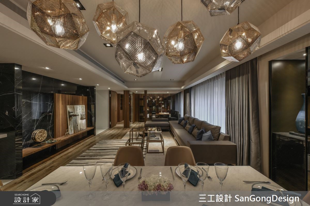 50坪新成屋(5年以下)＿混搭風客廳餐廳案例圖片＿三工設計 SanGongDesign＿三工_08之12