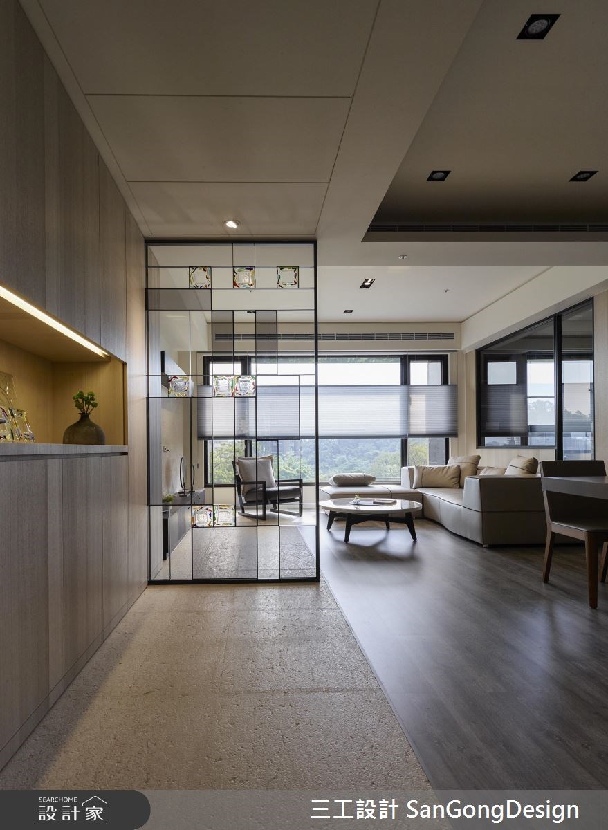 40坪新成屋(5年以下)＿混搭風玄關客廳案例圖片＿三工設計 SanGongDesign＿三工_09之1