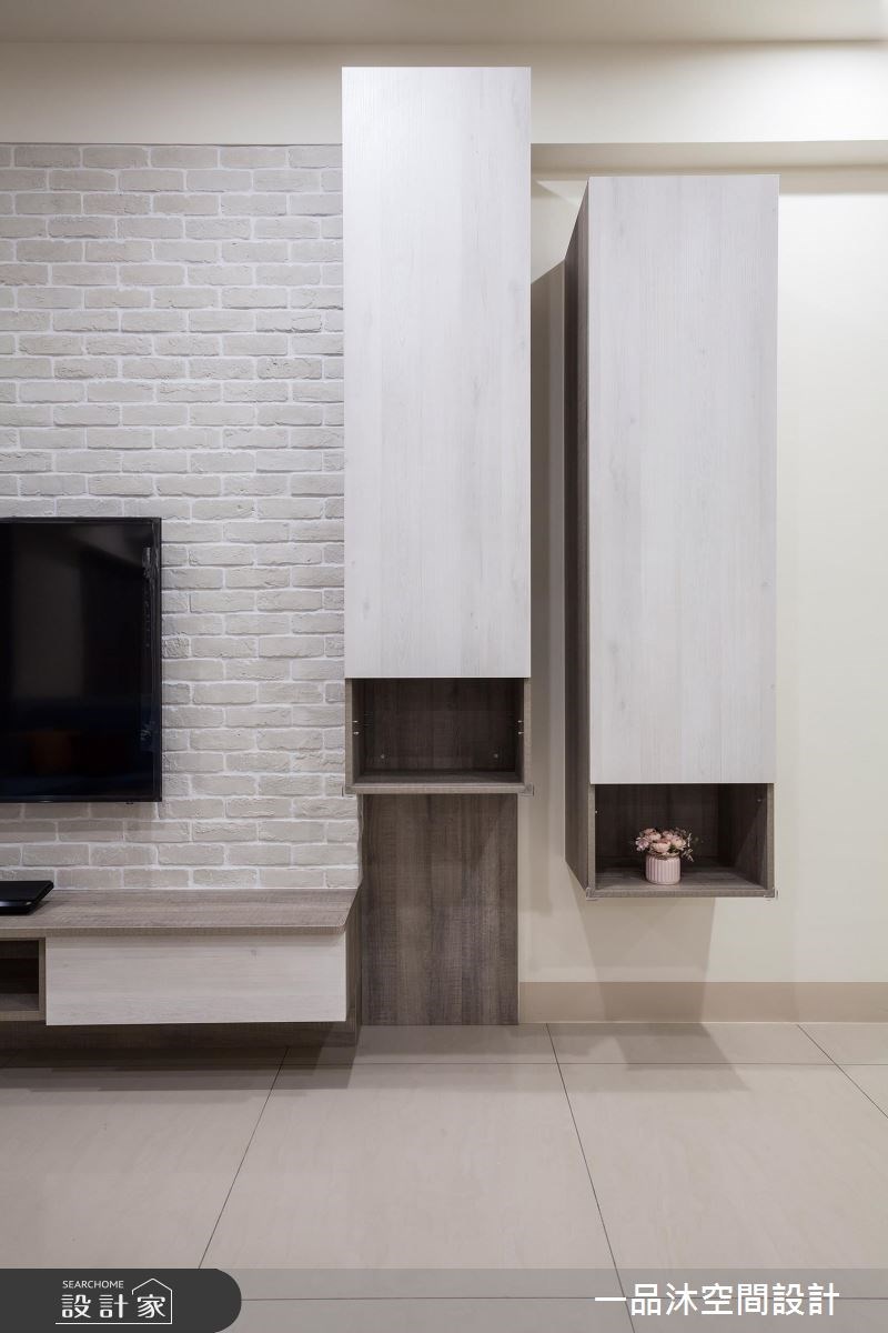 50坪新成屋(5年以下)＿簡約風客廳案例圖片＿一品沐空間設計＿一品沐_01之5