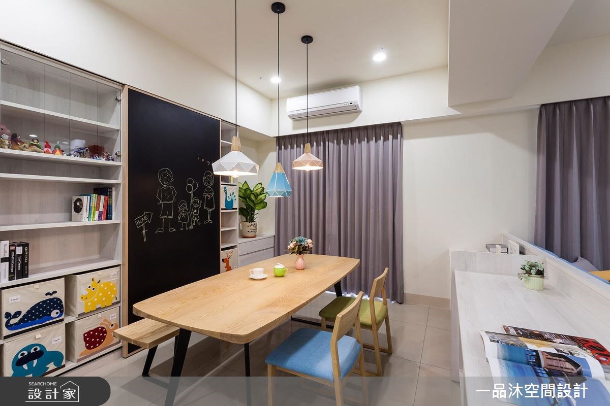 50坪新成屋(5年以下)＿簡約風餐廳案例圖片＿一品沐空間設計＿一品沐_01之16