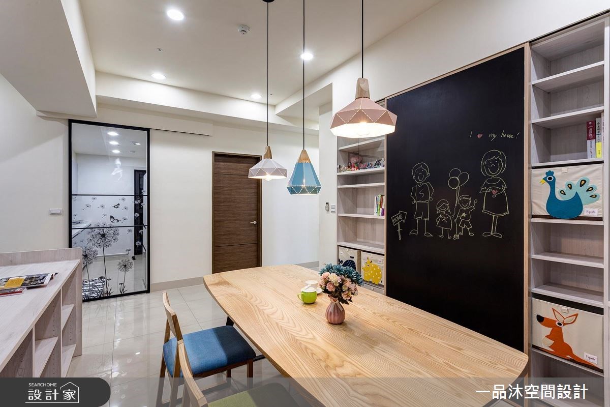 50坪新成屋(5年以下)＿簡約風餐廳案例圖片＿一品沐空間設計＿一品沐_01之24