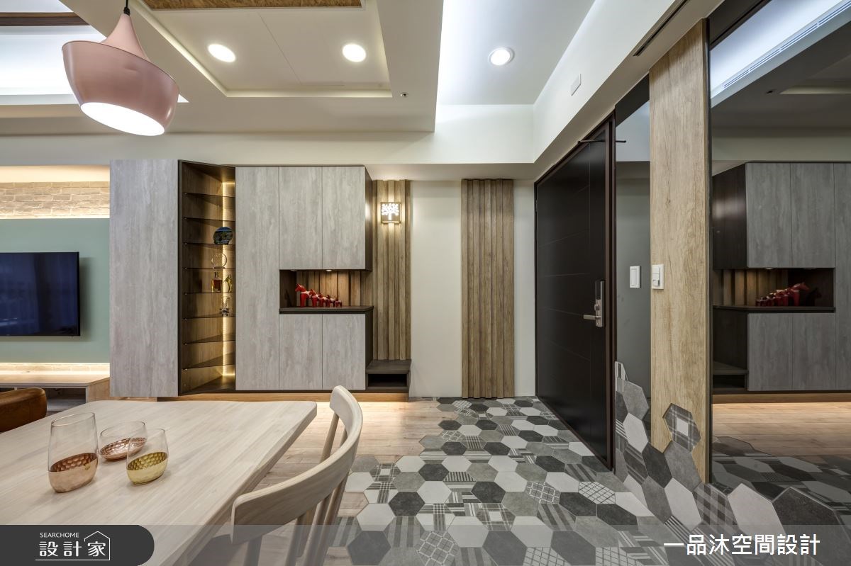 35坪新成屋(5年以下)＿混搭風客廳餐廳案例圖片＿一品沐空間設計＿一品沐_02之1