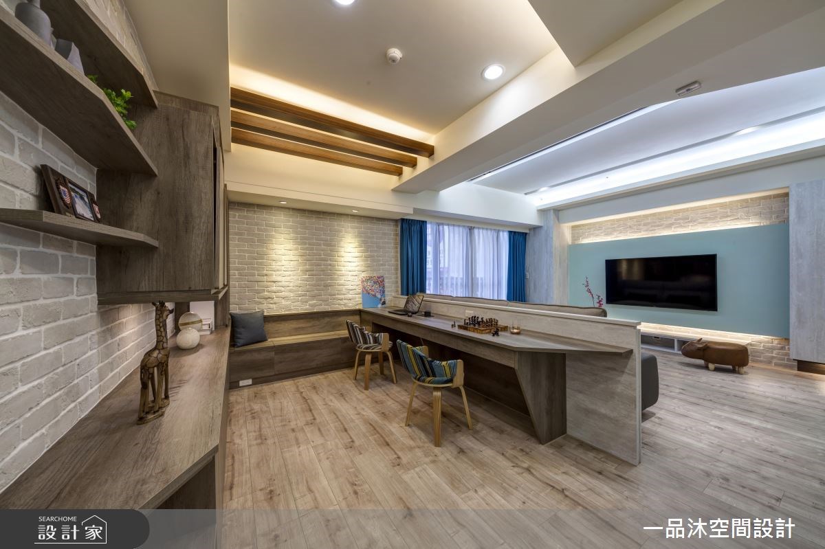 35坪新成屋(5年以下)＿混搭風工作區案例圖片＿一品沐空間設計＿一品沐_02之27