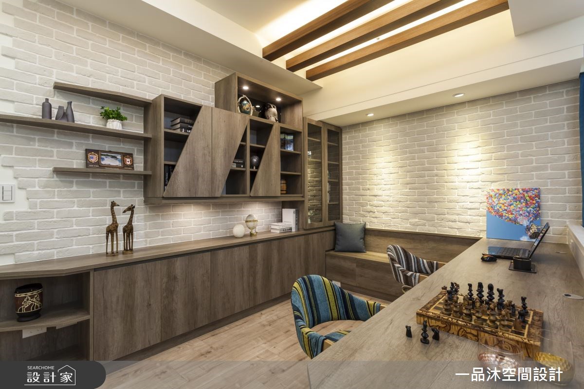 35坪新成屋(5年以下)＿混搭風工作區案例圖片＿一品沐空間設計＿一品沐_02之29