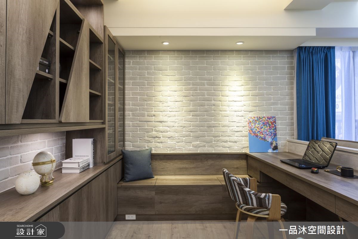 35坪新成屋(5年以下)＿混搭風工作區案例圖片＿一品沐空間設計＿一品沐_02之30