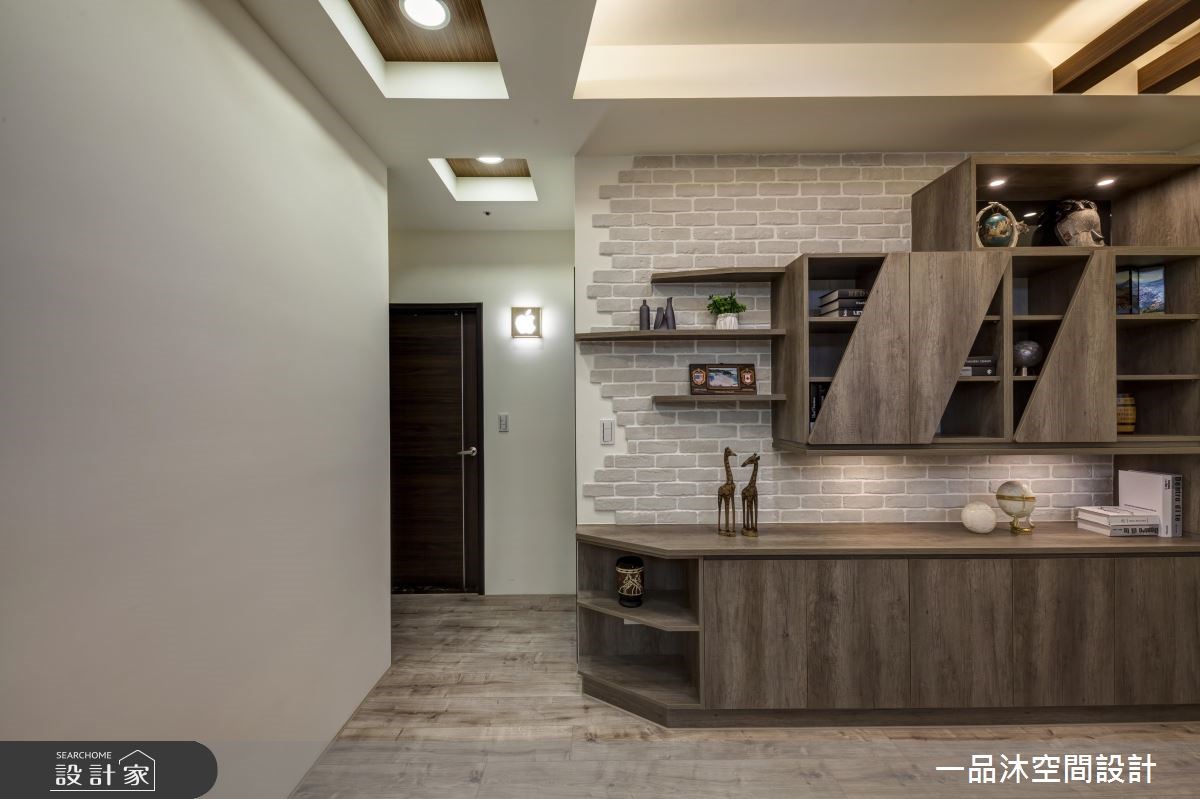 35坪新成屋(5年以下)＿混搭風走廊工作區案例圖片＿一品沐空間設計＿一品沐_02之35