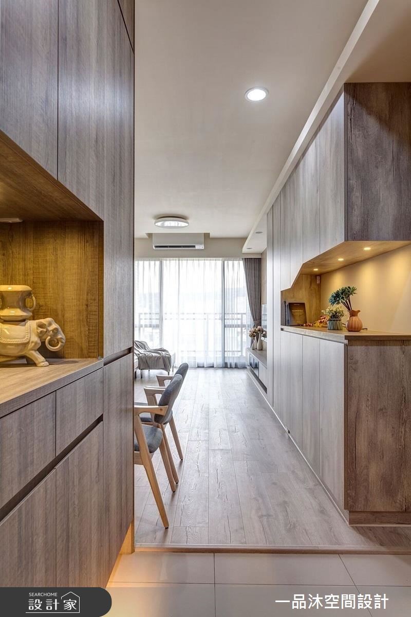 27坪新成屋(5年以下)＿簡約風玄關案例圖片＿一品沐空間設計＿一品沐_04之1