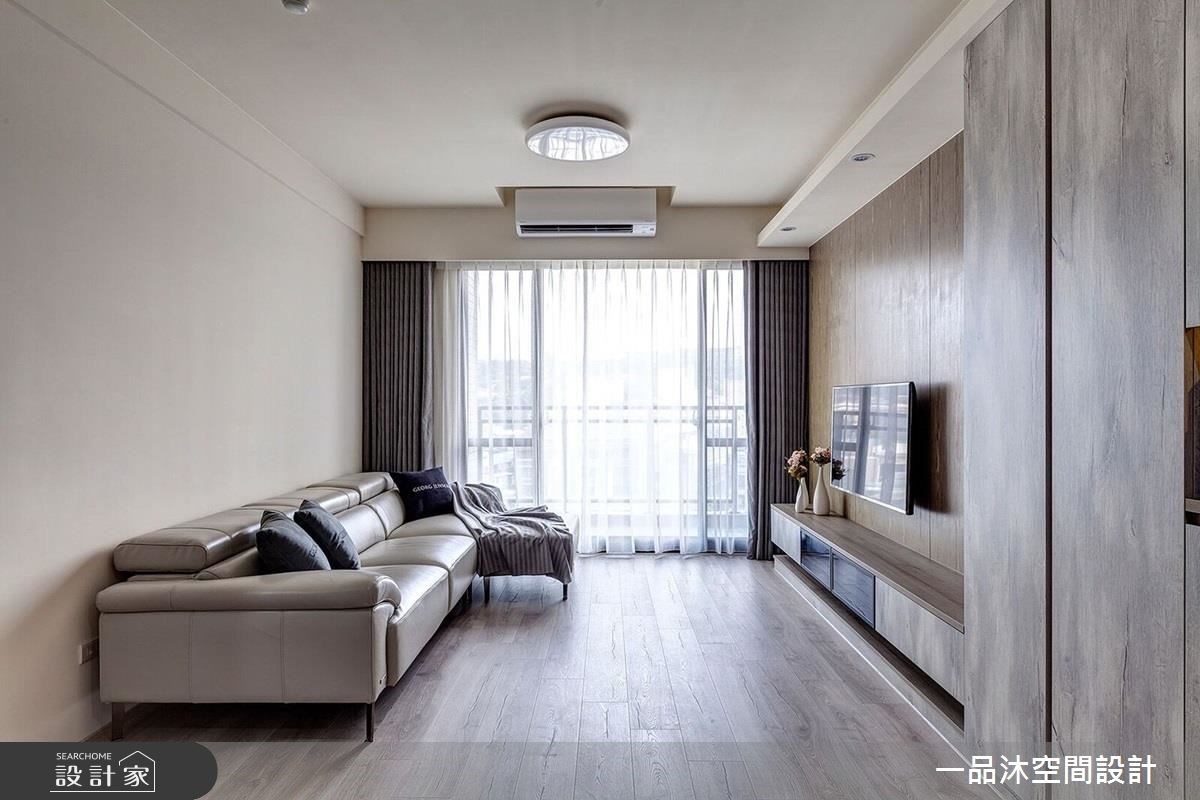 27坪新成屋(5年以下)＿簡約風客廳案例圖片＿一品沐空間設計＿一品沐_04之9