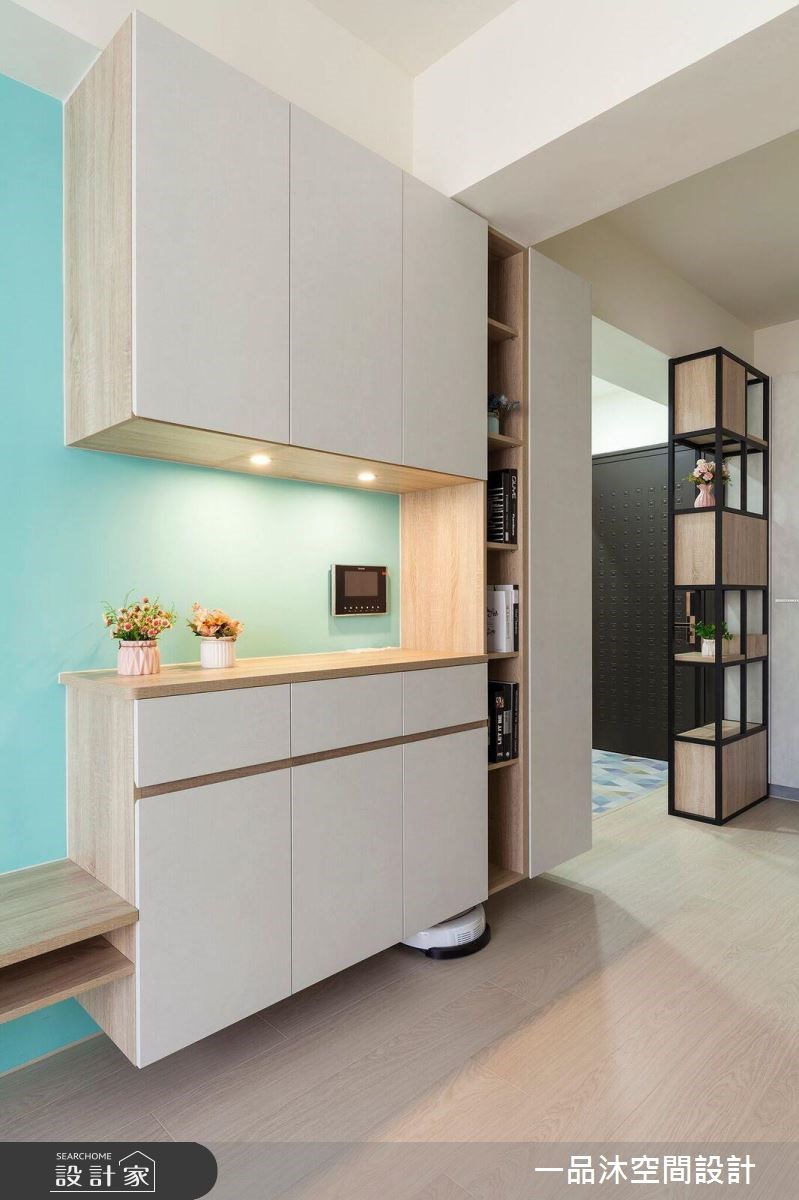 33坪新成屋(5年以下)＿北歐風玄關案例圖片＿一品沐空間設計＿一品沐_05之1