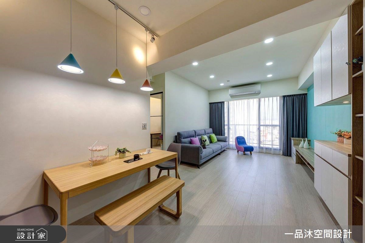 33坪新成屋(5年以下)＿北歐風客廳餐廳案例圖片＿一品沐空間設計＿一品沐_05之4