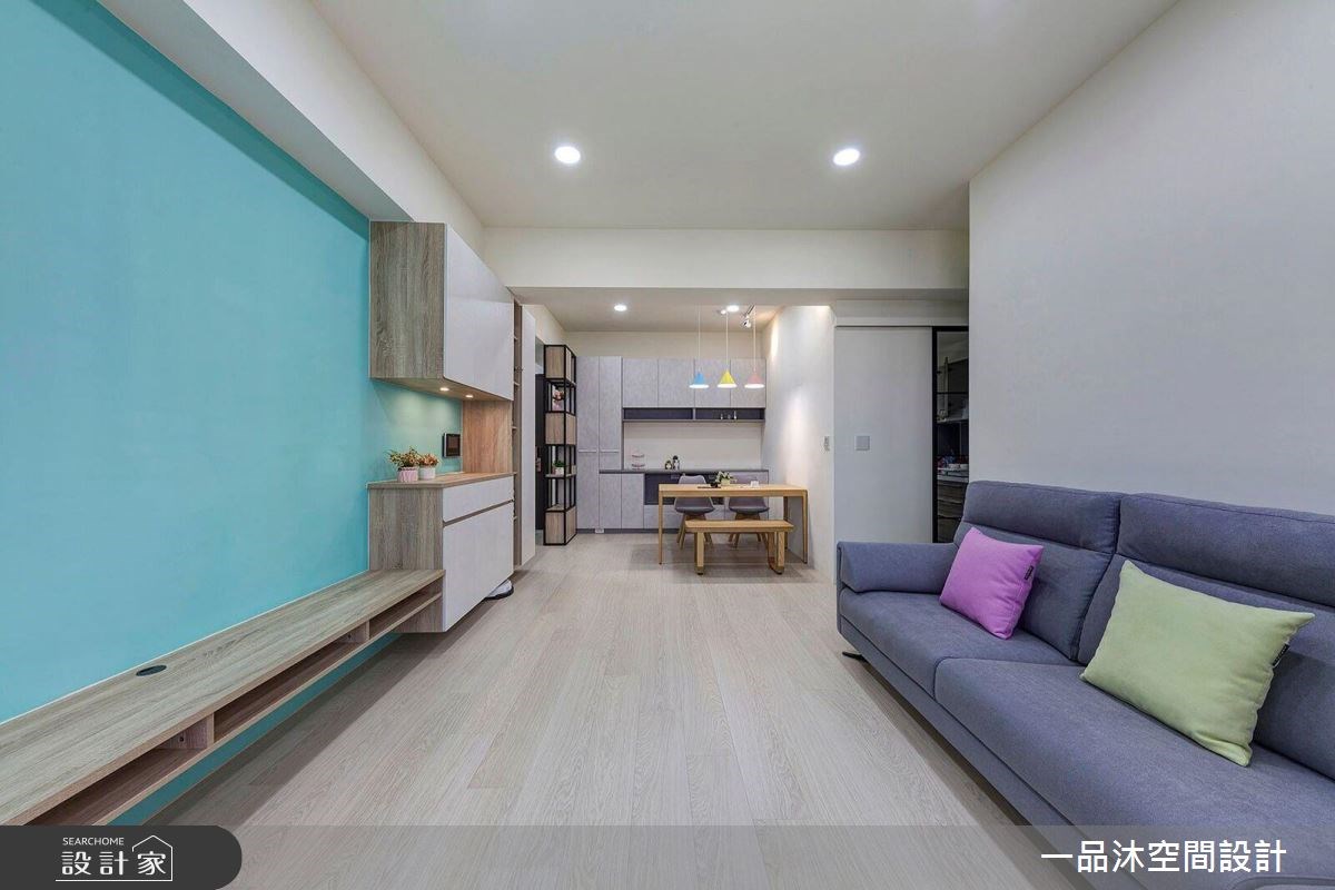 33坪新成屋(5年以下)＿北歐風客廳案例圖片＿一品沐空間設計＿一品沐_05之8