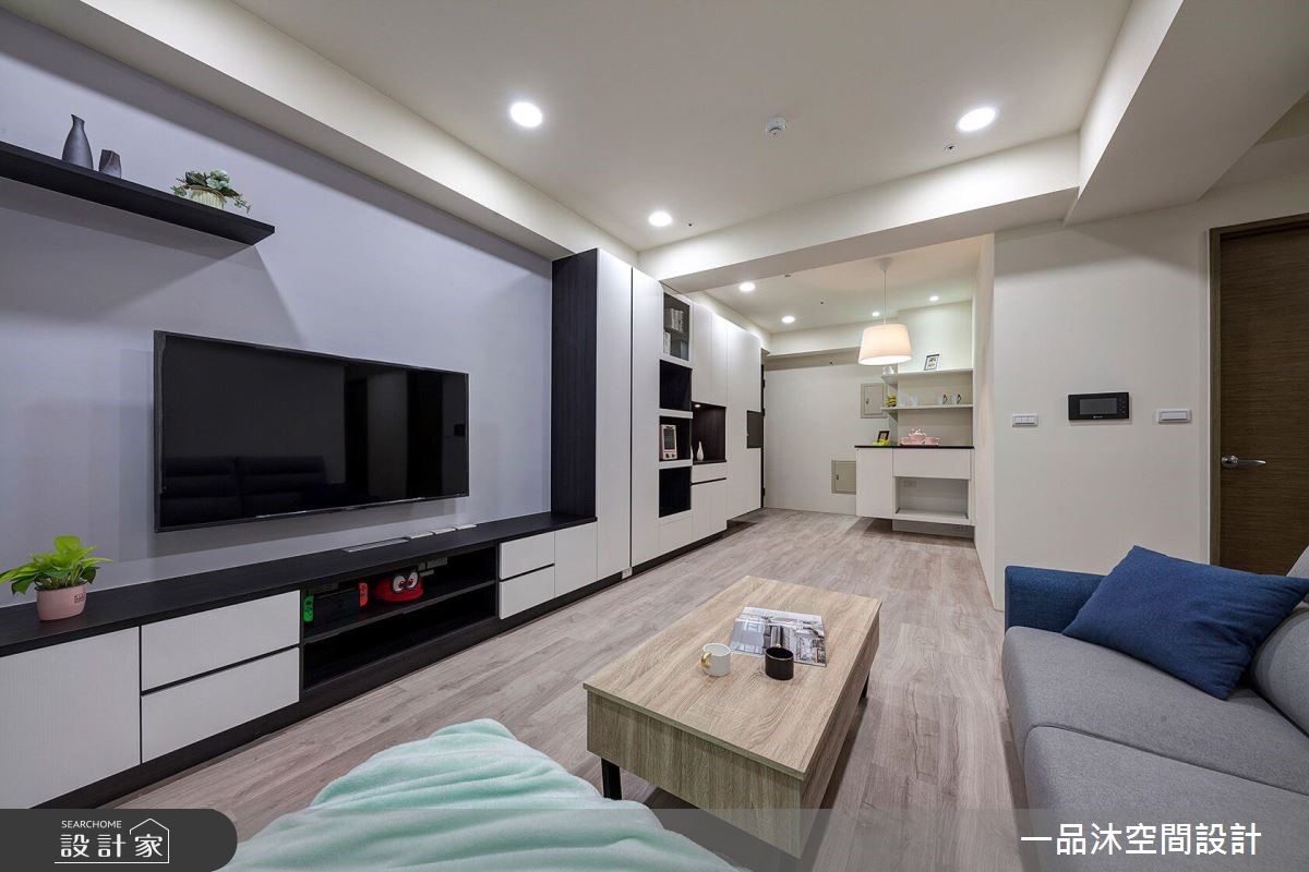 30坪新成屋(5年以下)＿混搭風客廳案例圖片＿一品沐空間設計＿一品沐_06之4
