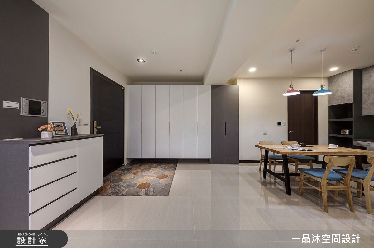 42坪新成屋(5年以下)＿現代風玄關案例圖片＿一品沐空間設計＿一品沐_08之2