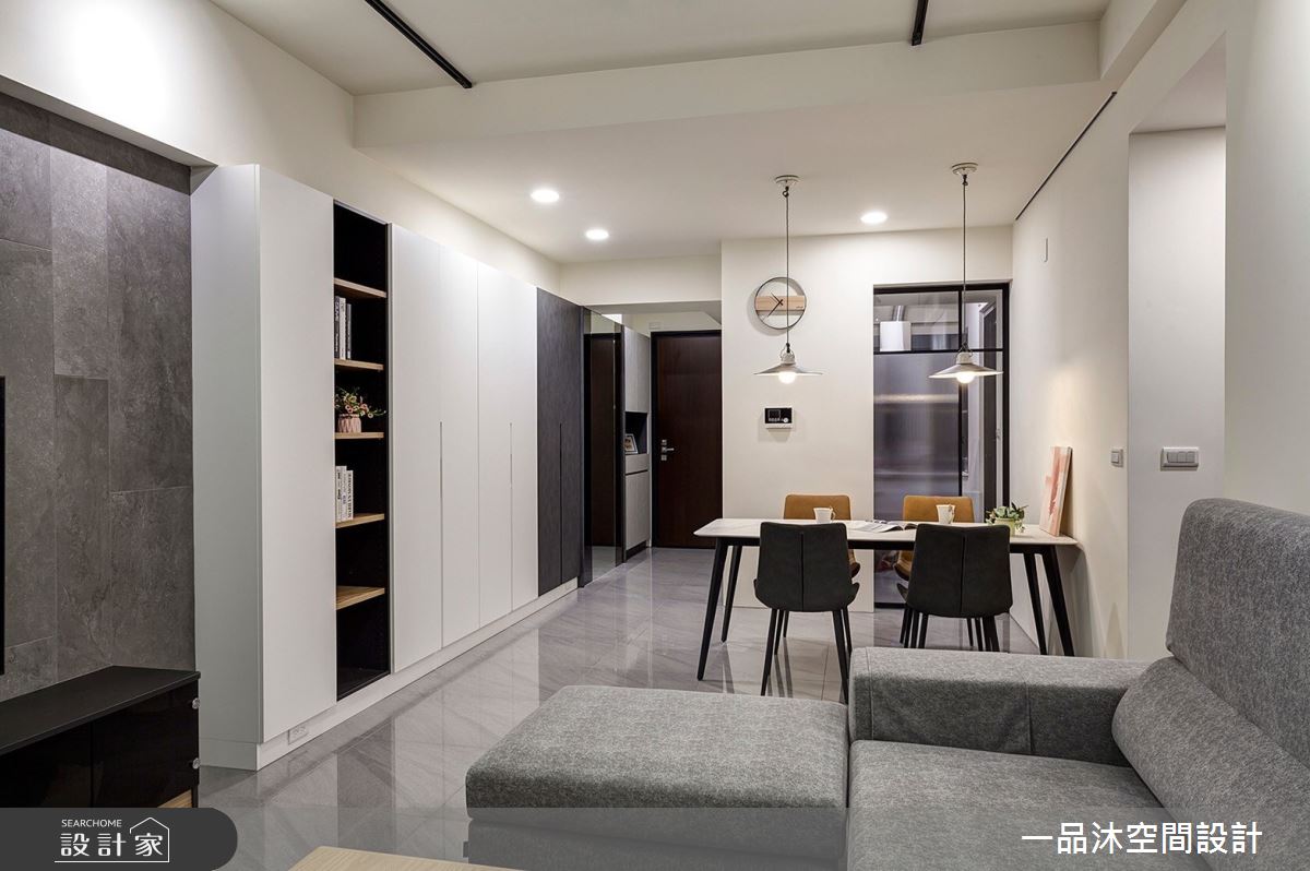 20坪新成屋(5年以下)＿現代風客廳案例圖片＿一品沐空間設計＿一品沐_09之11