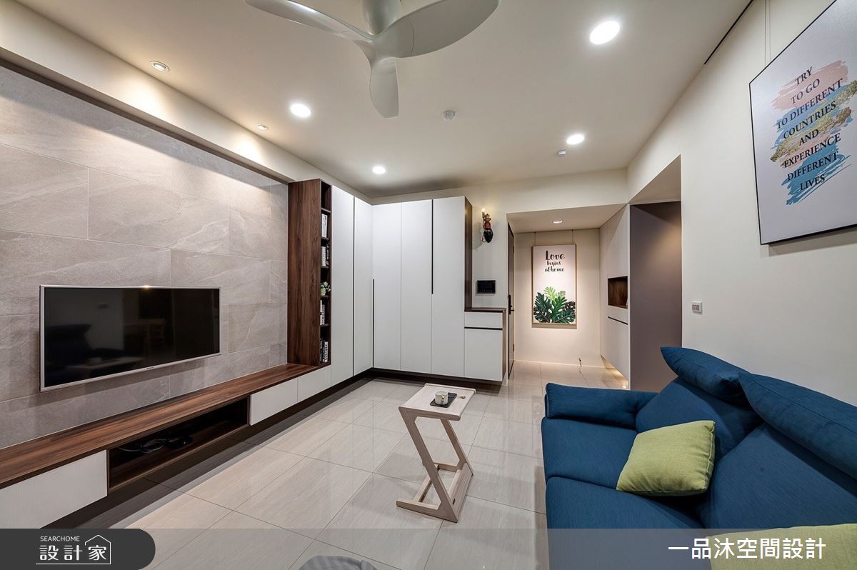 21坪新成屋(5年以下)＿現代風客廳案例圖片＿一品沐空間設計＿一品沐_10之5