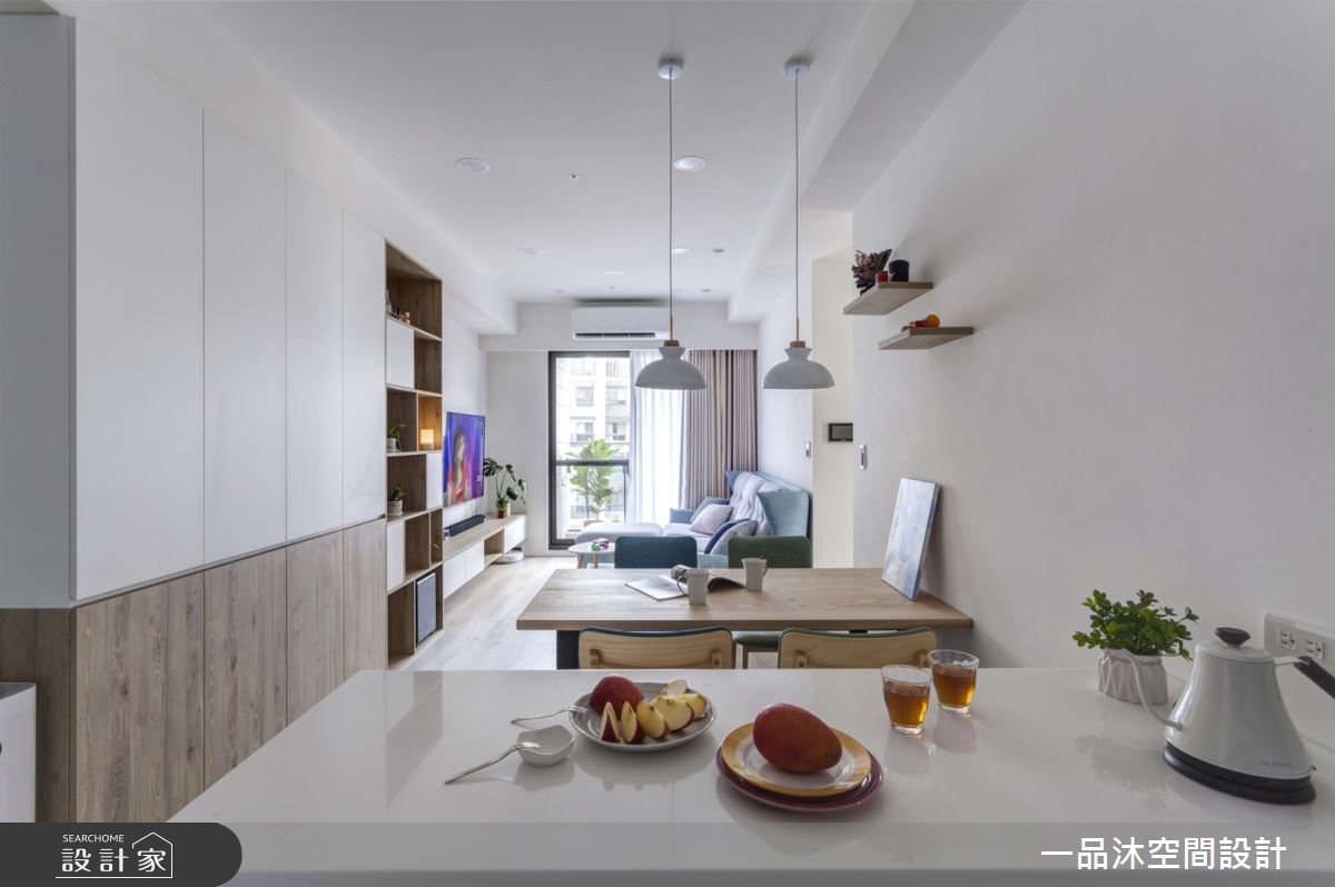 22坪新成屋(5年以下)＿混搭風餐廳中島案例圖片＿一品沐空間設計＿一品沐_11之7