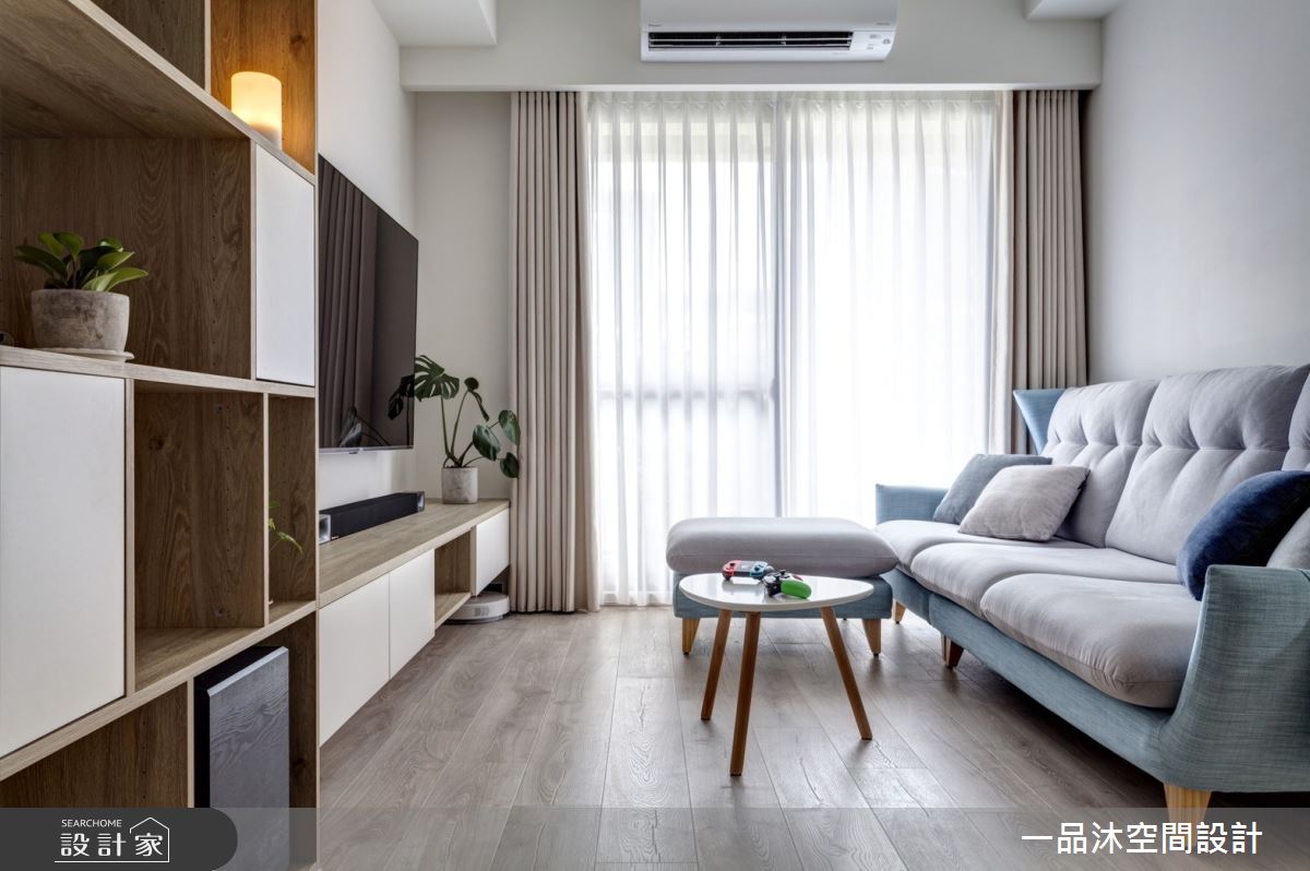22坪新成屋(5年以下)＿混搭風客廳案例圖片＿一品沐空間設計＿一品沐_11之11