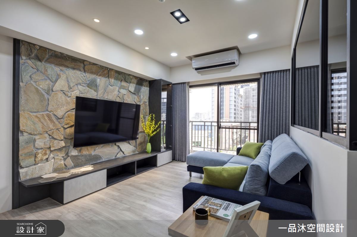 25坪新成屋(5年以下)＿現代風客廳案例圖片＿一品沐空間設計＿一品沐_14之4