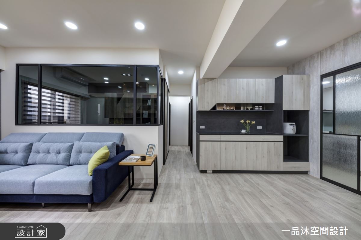 25坪新成屋(5年以下)＿現代風客廳案例圖片＿一品沐空間設計＿一品沐_14之6