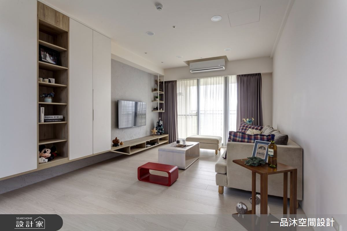 38坪中古屋(5~15年)＿北歐風客廳案例圖片＿一品沐空間設計＿一品沐_15之4