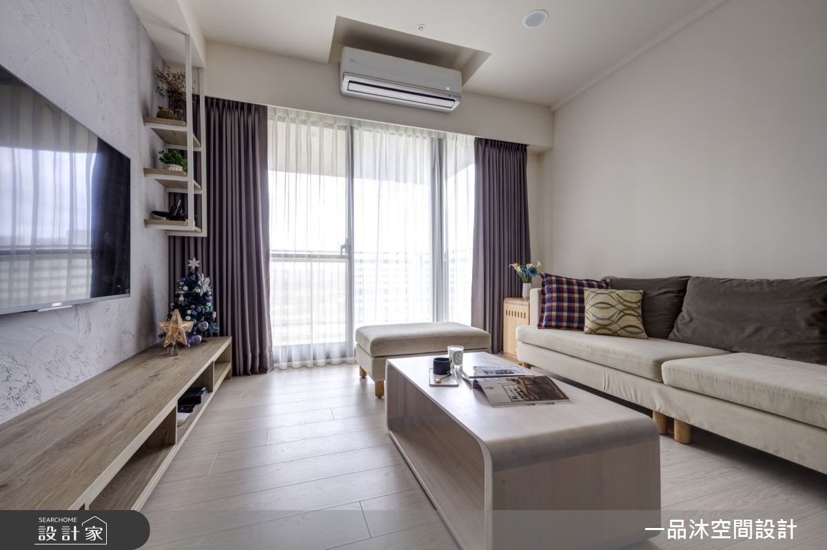 38坪中古屋(5~15年)＿北歐風客廳案例圖片＿一品沐空間設計＿一品沐_15之5