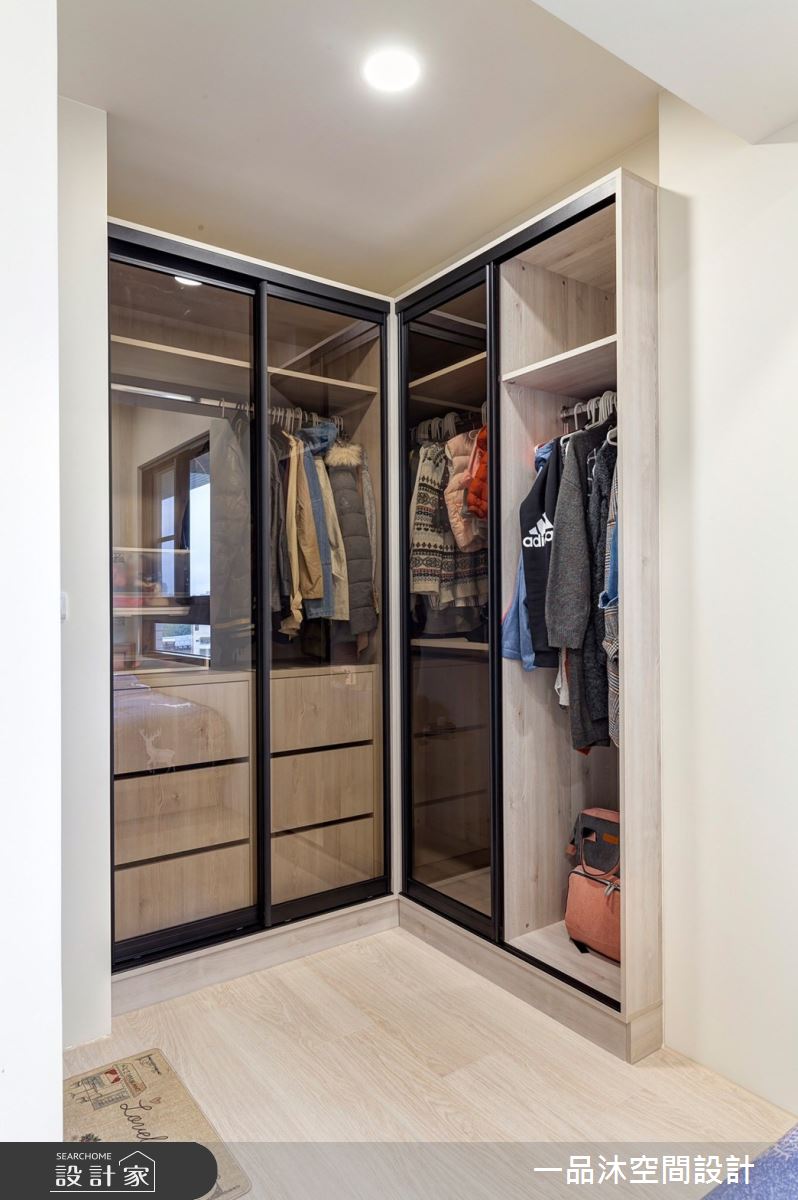 40坪新成屋(5年以下)＿混搭風更衣間案例圖片＿一品沐空間設計＿一品沐_19之13