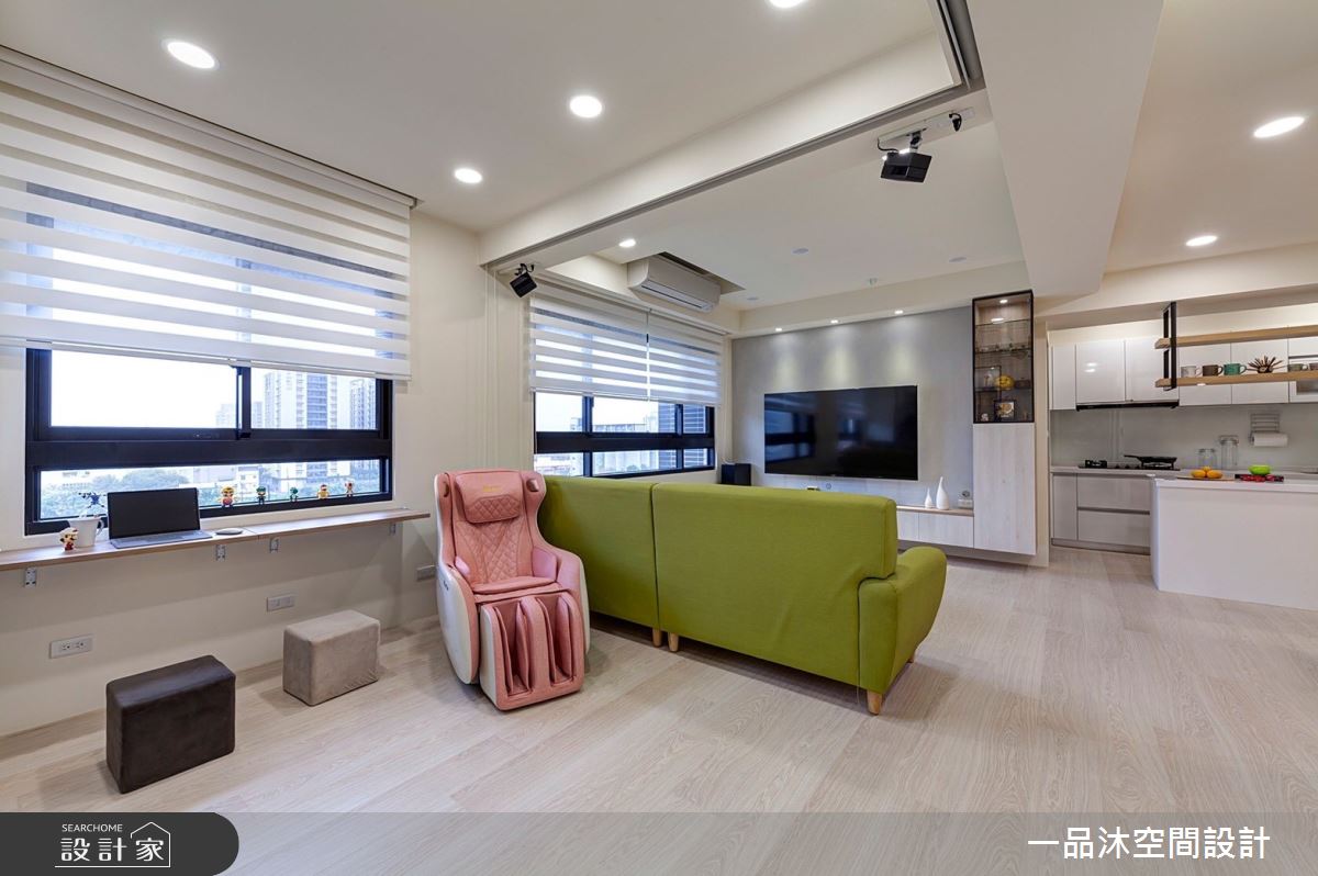 40坪新成屋(5年以下)＿混搭風客廳案例圖片＿一品沐空間設計＿一品沐_19之9