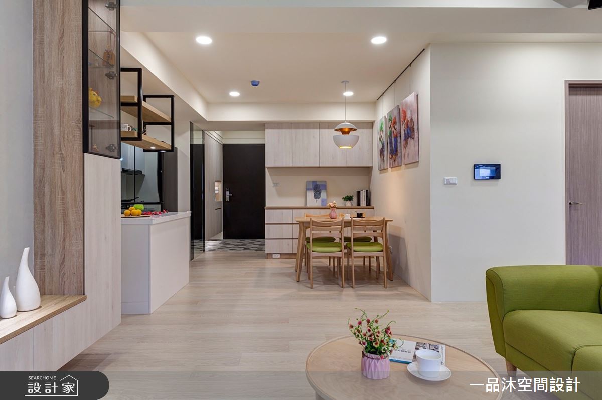 40坪新成屋(5年以下)＿混搭風客廳案例圖片＿一品沐空間設計＿一品沐_19之7