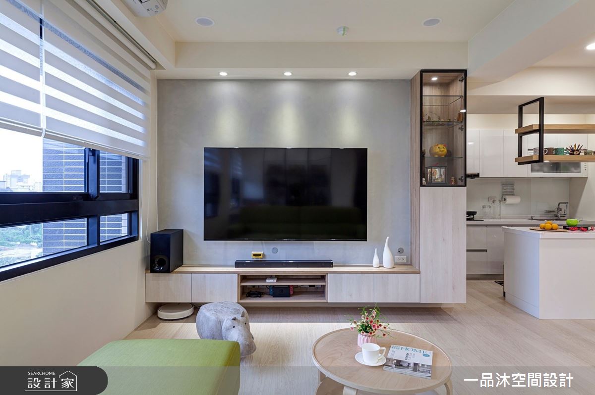 40坪新成屋(5年以下)＿混搭風客廳案例圖片＿一品沐空間設計＿一品沐_19之6