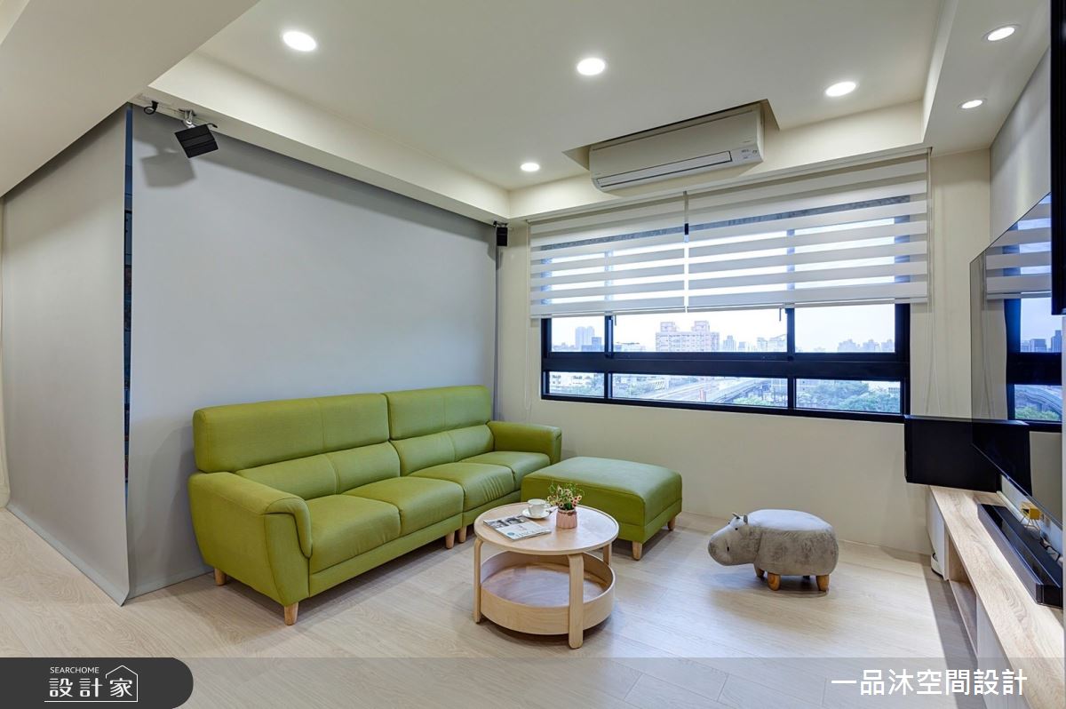 40坪新成屋(5年以下)＿混搭風客廳案例圖片＿一品沐空間設計＿一品沐_19之4