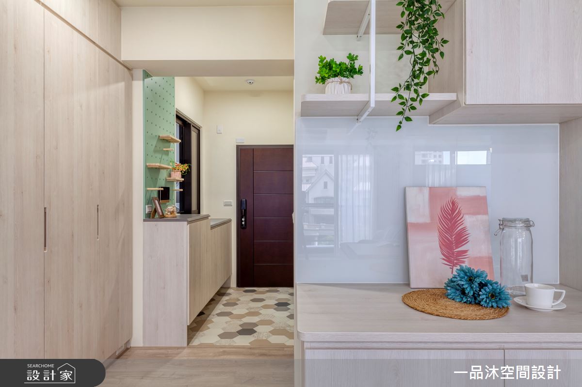 24坪新成屋(5年以下)＿混搭風玄關案例圖片＿一品沐空間設計＿一品沐_21之1