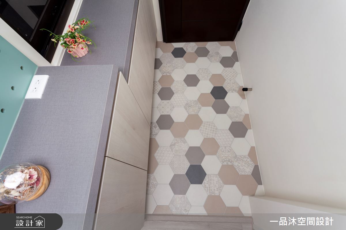 24坪新成屋(5年以下)＿混搭風玄關案例圖片＿一品沐空間設計＿一品沐_21之8