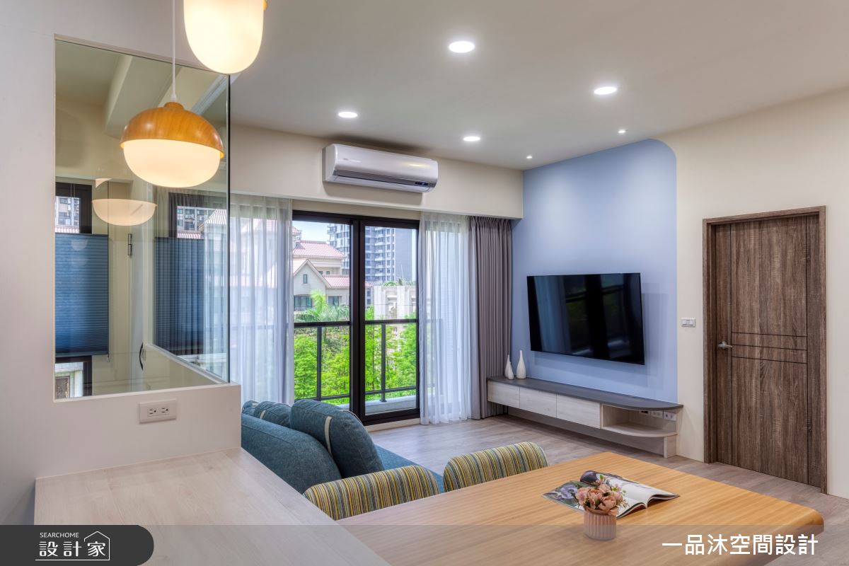 24坪新成屋(5年以下)＿混搭風客廳餐廳中島案例圖片＿一品沐空間設計＿一品沐_21之24