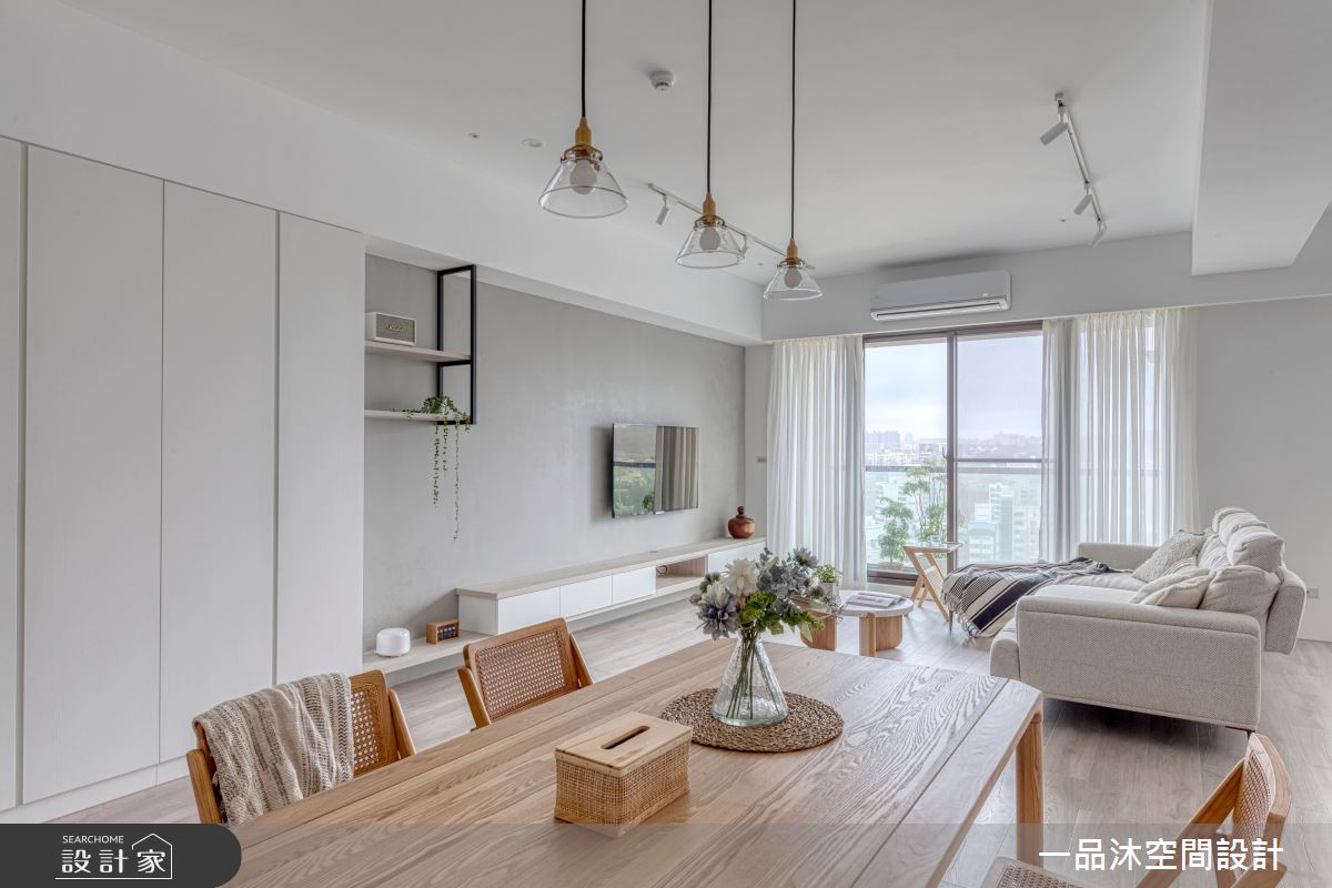 35坪新古屋(10年以下)＿混搭風客廳餐廳案例圖片＿一品沐空間設計＿一品沐_22之8