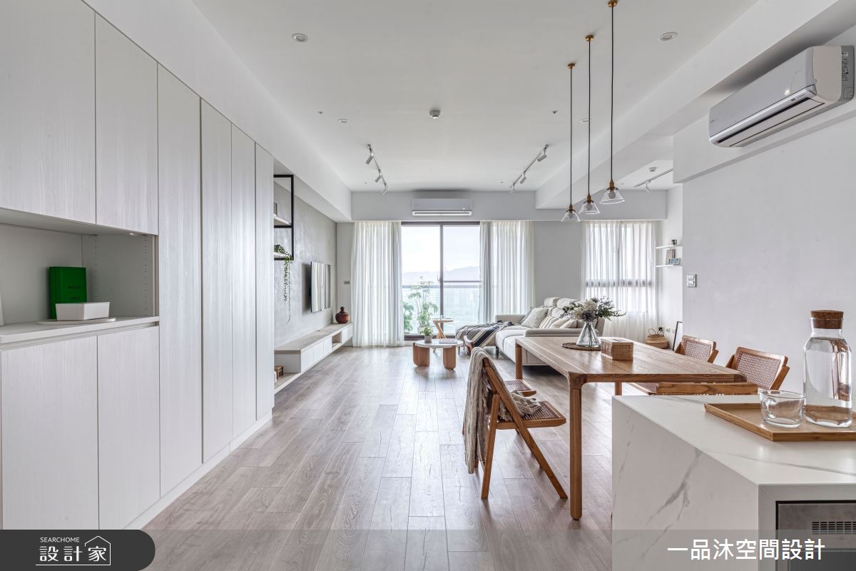 35坪新古屋(10年以下)＿混搭風客廳餐廳中島案例圖片＿一品沐空間設計＿一品沐_22之9