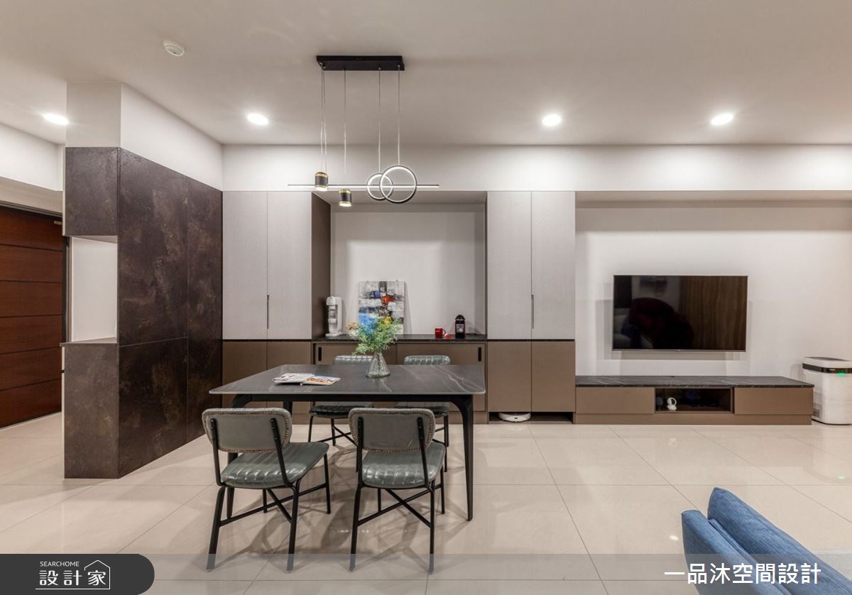 27坪新古屋(10年以下)＿混搭風玄關客廳餐廳案例圖片＿一品沐空間設計＿一品沐_23之7