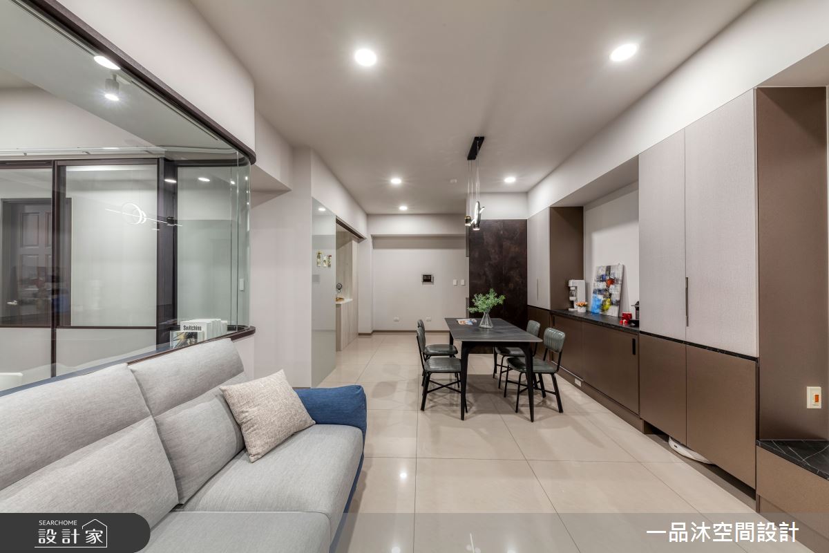 27坪新古屋(10年以下)＿混搭風客廳餐廳案例圖片＿一品沐空間設計＿一品沐_23之9