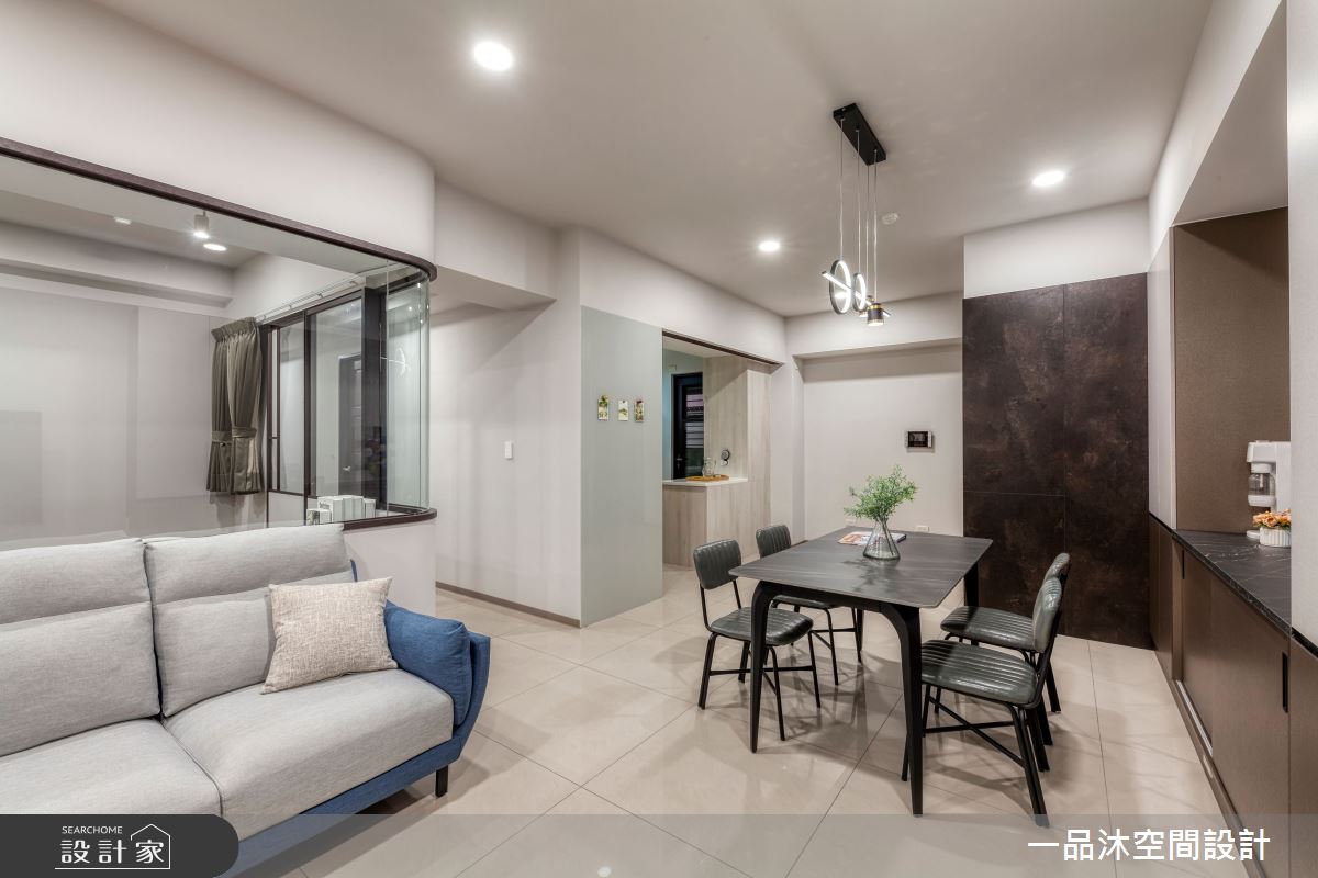 27坪新古屋(10年以下)＿混搭風客廳餐廳案例圖片＿一品沐空間設計＿一品沐_23之8
