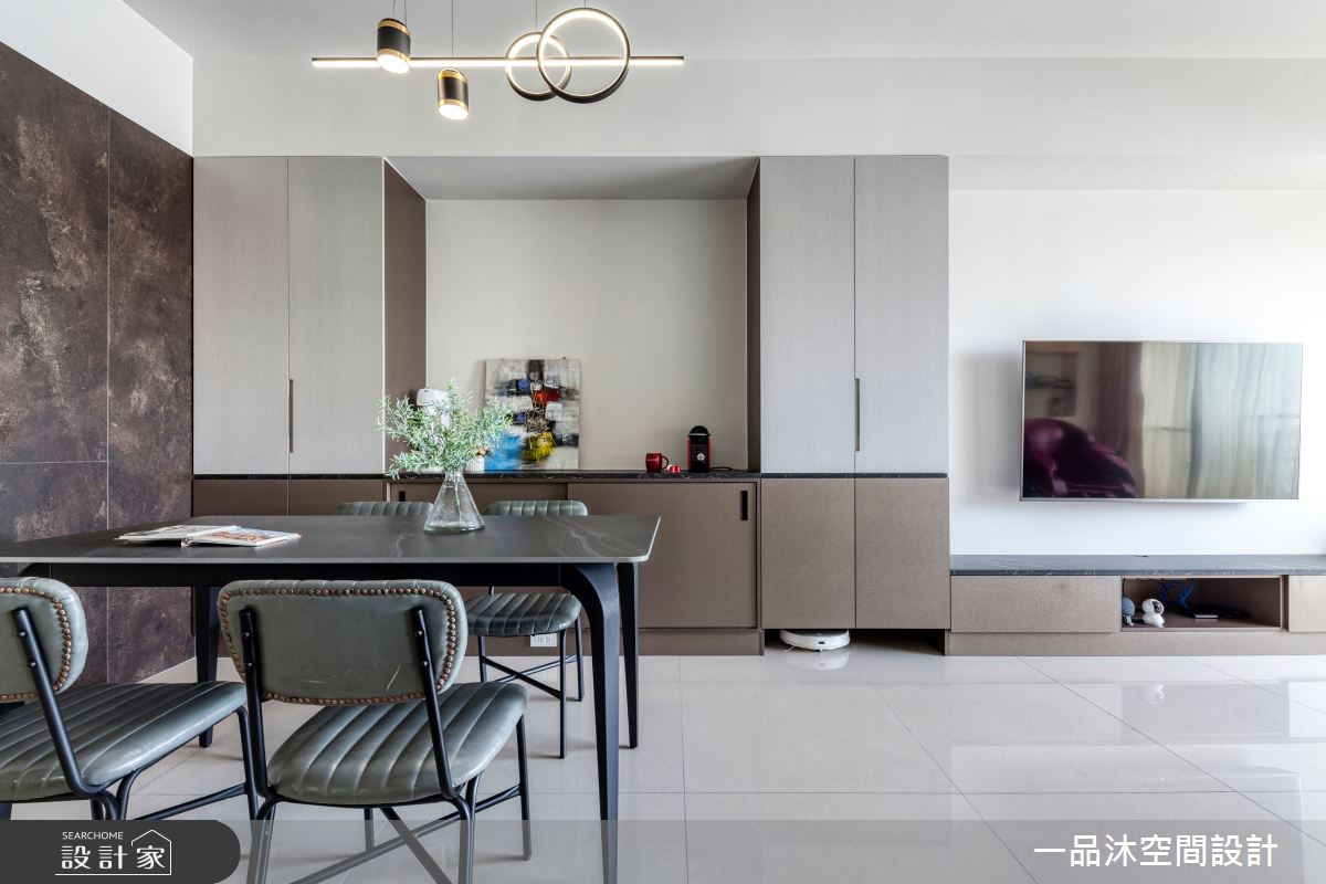 27坪新古屋(10年以下)＿混搭風客廳餐廳案例圖片＿一品沐空間設計＿一品沐_23之11