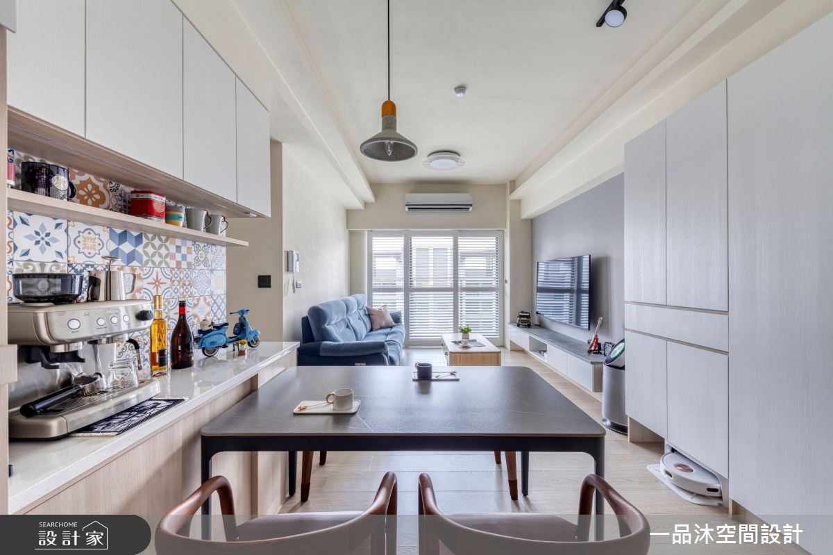 25坪新成屋(5年以下)＿混搭風客廳餐廳案例圖片＿一品沐空間設計＿一品沐_24之8