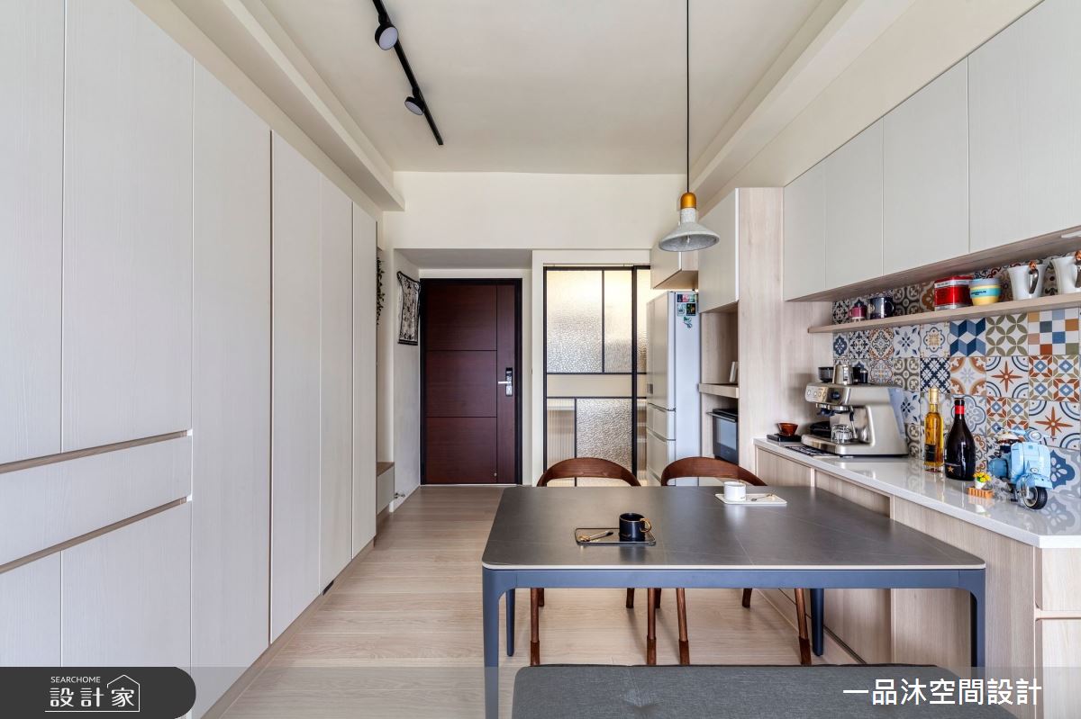 25坪新成屋(5年以下)＿混搭風玄關餐廳案例圖片＿一品沐空間設計＿一品沐_24之4
