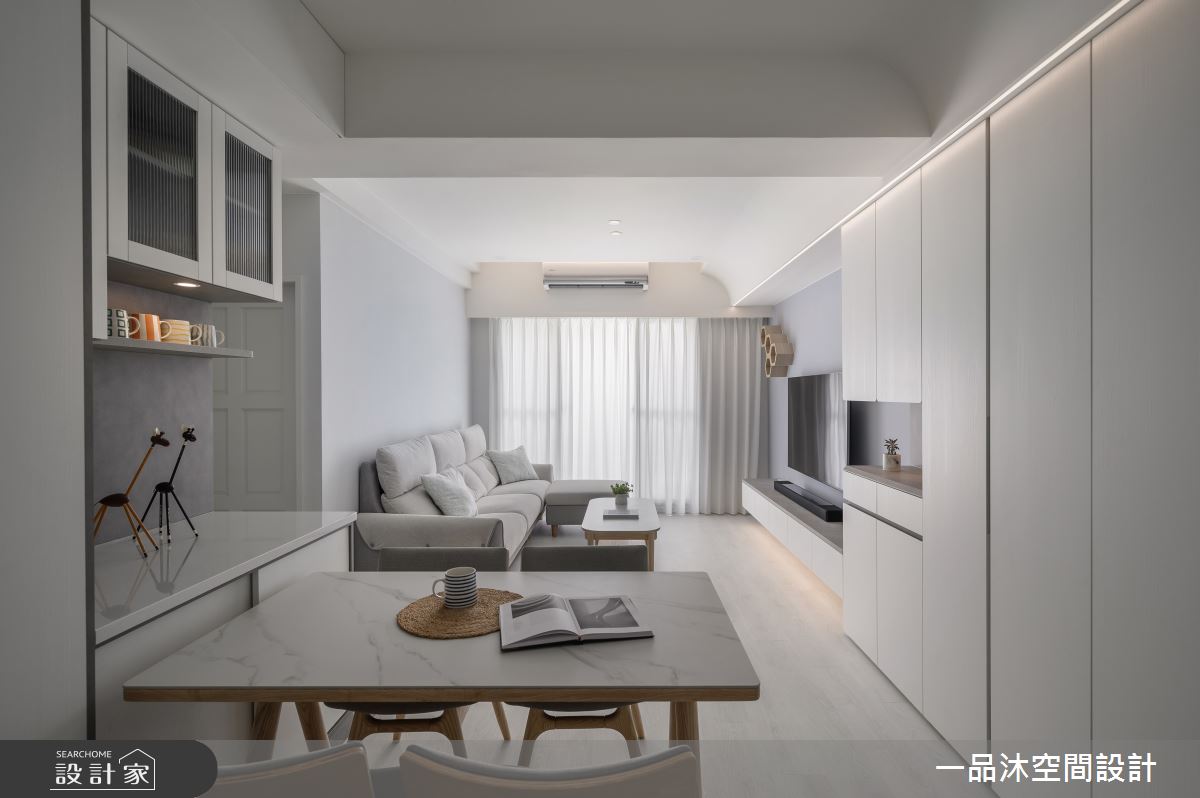 25坪新成屋(5年以下)＿北歐風客廳餐廳案例圖片＿一品沐空間設計＿一品沐_25之11