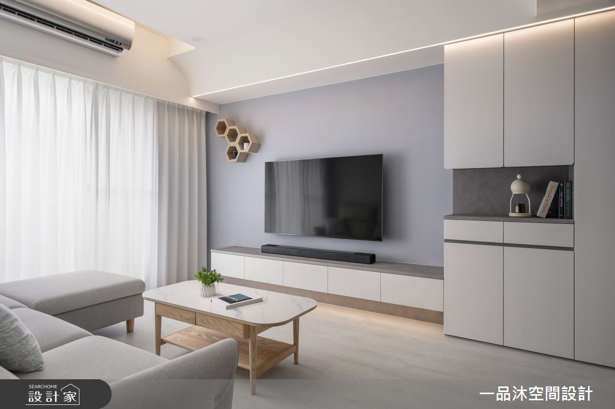 25坪新成屋(5年以下)＿北歐風客廳案例圖片＿一品沐空間設計＿一品沐_25之6