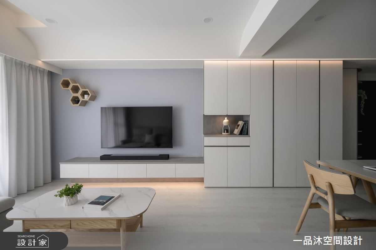 25坪新成屋(5年以下)＿北歐風客廳餐廳案例圖片＿一品沐空間設計＿一品沐_25之8