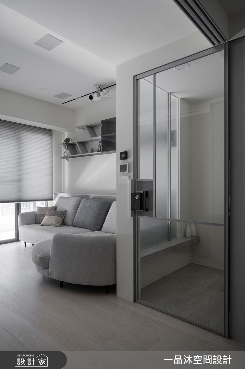 50坪新成屋(5年以下)＿現代風玄關客廳案例圖片＿一品沐空間設計＿一品沐_26之3