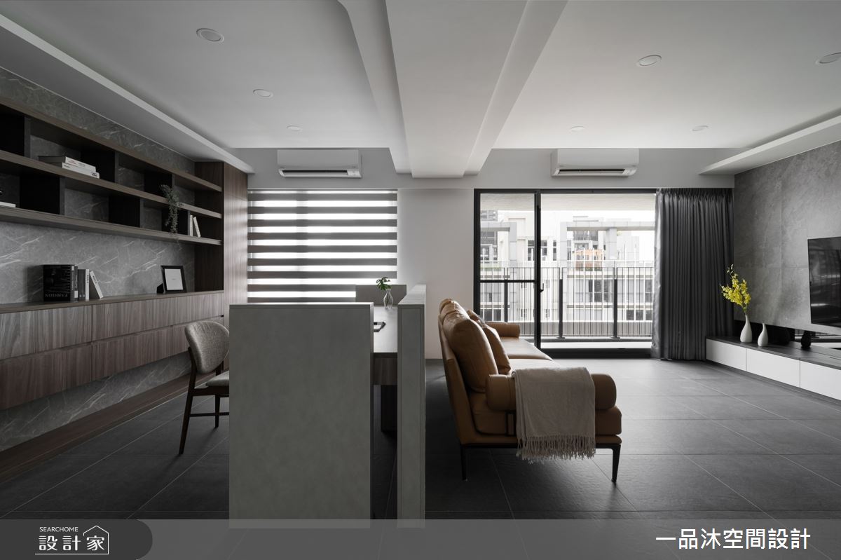 30坪新成屋(5年以下)＿現代風客廳書房案例圖片＿一品沐空間設計＿一品沐_27之6