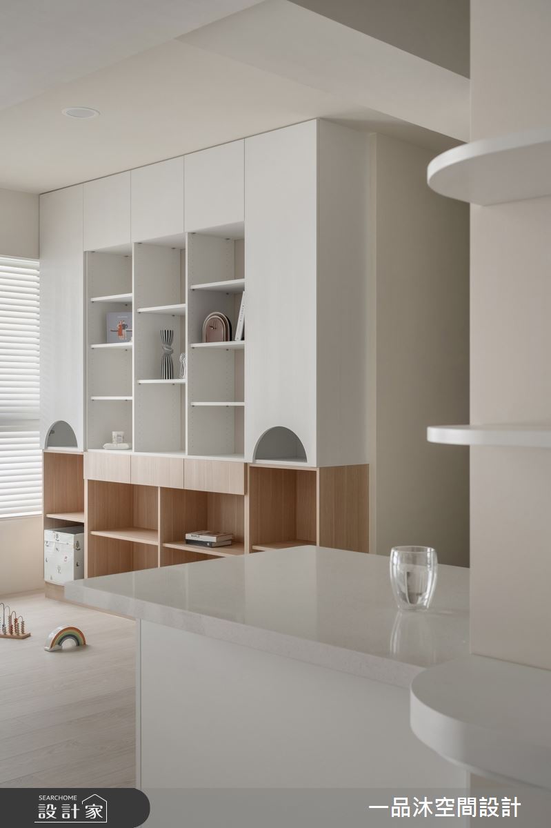 25坪新成屋(5年以下)＿日式無印風書房中島案例圖片＿一品沐空間設計＿一品沐_28之7
